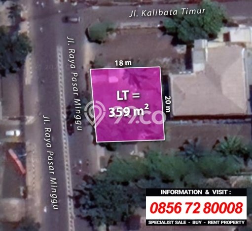 Untuk Dijual Kantor di Pasar Minggu Jakarta Selatan LT 359m2 / LB 1618m2 Untuk Dijual Kantor di Pasar Minggu Jakarta Selatan LT 359m2 / LB 1618m2