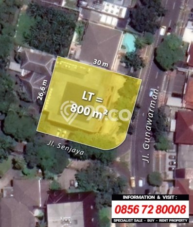 Komersial Dijual Lokasi Emas di Kebayoran Baru Luas 1450m2 Komersial Dijual Lokasi Emas di Kebayoran Baru Luas 1450m2