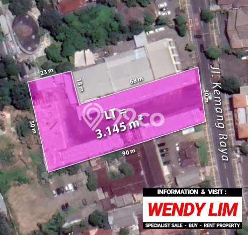 Untuk Dijual Tanah 3145m2 di Kemang, Jakarta Selatan Untuk Dijual Tanah 3145m2 di Kemang, Jakarta Selatan