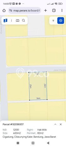 Dijual Tanah di Bandung, Luas 400m2 SHM Dijual Tanah di Bandung, Luas 400m2 SHM