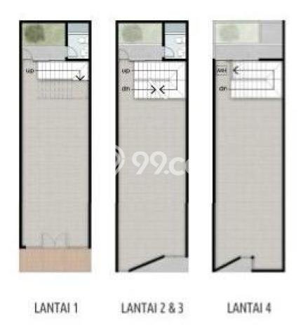 Untuk Dijual Ruko di Mulyorejo Surabaya LT 72m2 / LB 288m2 Untuk Dijual Ruko di Mulyorejo Surabaya LT 72m2 / LB 288m2
