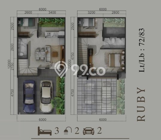 Rumah Minimalis 3 KT di Bintaro Tangerang Selatan Unfurnished Rumah Minimalis 3 KT di Bintaro Tangerang Selatan Unfurnished