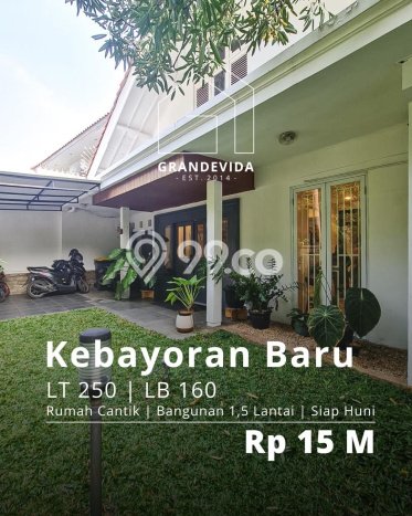 Siap Huni Rumah Mewah 3 Kamar di Kebayoran Baru Dekat ke Mana Saja Siap Huni Rumah Mewah 3 Kamar di Kebayoran Baru Dekat ke Mana Saja