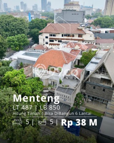 Hunian Mewah Siap Huni LT 487m2 di Menteng, Jakarta Pusat Hunian Mewah Siap Huni LT 487m2 di Menteng, Jakarta Pusat