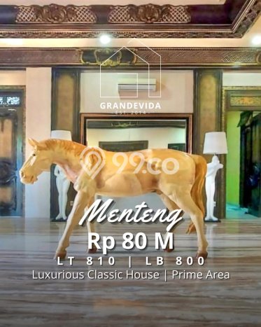 Hunian Eksklusif Dijual LT 810m2 di Menteng, Jakarta Pusat Hunian Eksklusif Dijual LT 810m2 di Menteng, Jakarta Pusat