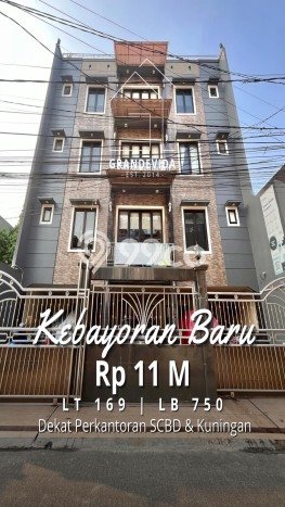 FOR SALE! Komersial di Kebayoran Baru Jakarta Selatan, LT 169m2, LB 750m2 FOR SALE! Komersial di Kebayoran Baru Jakarta Selatan, LT 169m2, LB 750m2