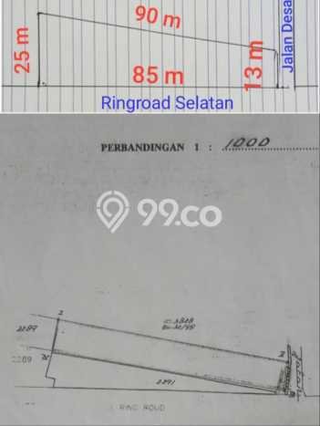 Jarang Ada! Tanah di Bantul Punya Luas 1661m2 SHM Jarang Ada! Tanah di Bantul Punya Luas 1661m2 SHM