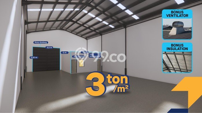 Gudang Paling Dicari LB 276m2 Dijual di Sidoarjo Gudang Paling Dicari LB 276m2 Dijual di Sidoarjo