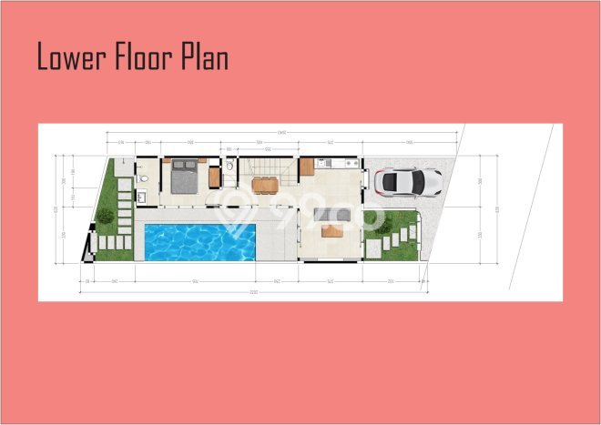 Rumah Strategis Modern Lb 100m2 di Kuta Selatan, Badung Rumah Strategis Modern Lb 100m2 di Kuta Selatan, Badung