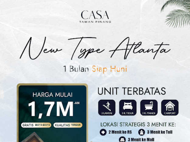 Rumah Strategis Modern Lb 140m2 di Rungkut, Surabaya Rumah Strategis Modern Lb 140m2 di Rungkut, Surabaya
