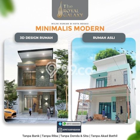 Rumah Modern 3 Kamar LT 85m2 di Jaka Mulya Rumah Modern 3 Kamar LT 85m2 di Jaka Mulya