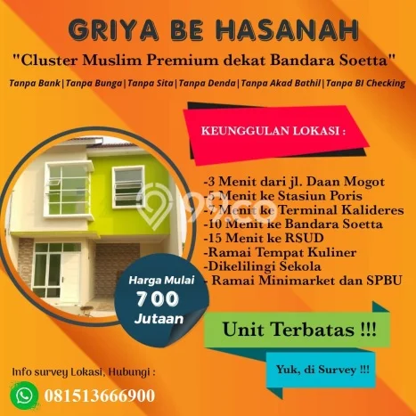 Hunian Nyaman Asri 2 KT Siap Huni di Batu Ceper Tangerang Hunian Nyaman Asri 2 KT Siap Huni di Batu Ceper Tangerang