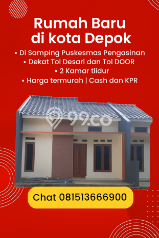 Rumah Terjangkau Dijual di Sawangan, Depok Harga Rp 370 Juta Rumah Terjangkau Dijual di Sawangan, Depok Harga Rp 370 Juta