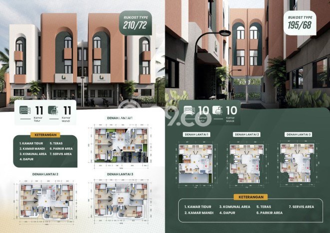 Rumah Kost untuk Dijual di Kukusan Punya 6 Kamar Rumah Kost untuk Dijual di Kukusan Punya 6 Kamar