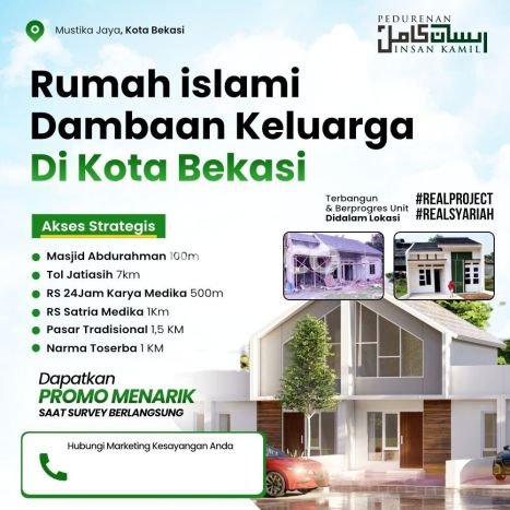 Jual Rumah Murah di Mustikajaya Bekasi Harga Rp 420 Juta LT 72m2 Jual Rumah Murah di Mustikajaya Bekasi Harga Rp 420 Juta LT 72m2
