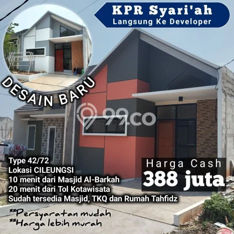 Rumah Murah LT 72m2 di Cibubur Akses Mudah Rumah Murah LT 72m2 di Cibubur Akses Mudah