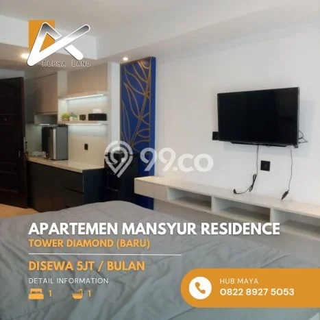Apartemen Harga Murah dengan 1 BR & 1 KM di Medan Sunggal Medan Apartemen Harga Murah dengan 1 BR & 1 KM di Medan Sunggal Medan