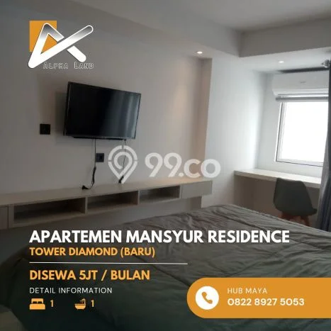 Apartemen Harga Murah dengan 1 BR & 1 KM di Medan Sunggal Medan Apartemen Harga Murah dengan 1 BR & 1 KM di Medan Sunggal Medan