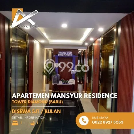 Apartemen Harga Murah dengan 1 BR & 1 KM di Medan Sunggal Medan Apartemen Harga Murah dengan 1 BR & 1 KM di Medan Sunggal Medan