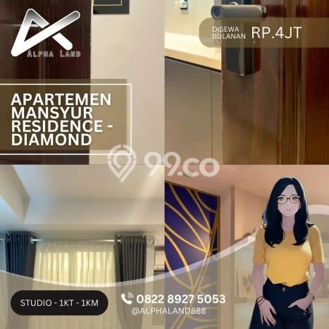 Apartemen Harga Murah dengan 1 BR & 0 KM di Medan Sunggal Medan Apartemen Harga Murah dengan 1 BR & 0 KM di Medan Sunggal Medan