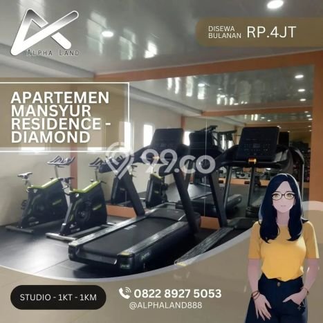 Apartemen Harga Murah dengan 1 BR & 0 KM di Medan Sunggal Medan Apartemen Harga Murah dengan 1 BR & 0 KM di Medan Sunggal Medan
