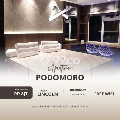 Apartemen Disewakan Terjangkau 1 KT / 1 KM di Medan Barat, Medan Apartemen Disewakan Terjangkau 1 KT / 1 KM di Medan Barat, Medan