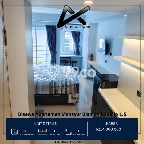 Hunian Apartemen Disewakan Murah 24m2 di Medan Sunggal, Cocok Dijadikan Tempat Tinggal Anda Hunian Apartemen Disewakan Murah 24m2 di Medan Sunggal, Cocok Dijadikan Tempat Tinggal Anda