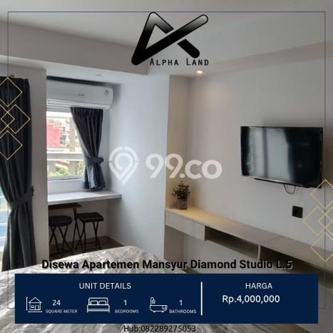 Hunian Apartemen Disewakan Murah 24m2 di Medan Sunggal, Cocok Dijadikan Tempat Tinggal Anda Hunian Apartemen Disewakan Murah 24m2 di Medan Sunggal, Cocok Dijadikan Tempat Tinggal Anda