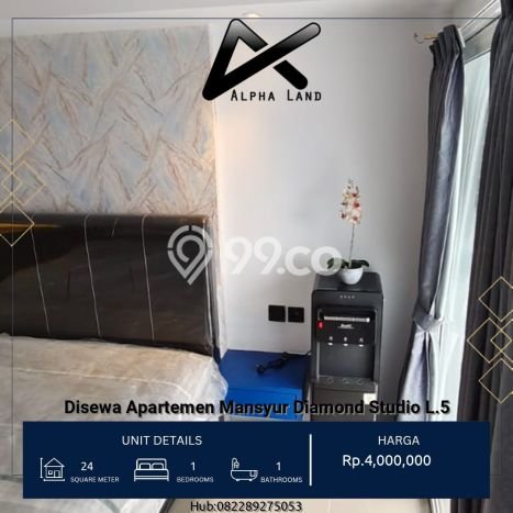 Hunian Apartemen Disewakan Murah 24m2 di Medan Sunggal, Cocok Dijadikan Tempat Tinggal Anda Hunian Apartemen Disewakan Murah 24m2 di Medan Sunggal, Cocok Dijadikan Tempat Tinggal Anda