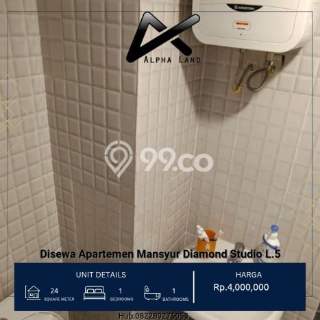Hunian Apartemen Disewakan Murah 24m2 di Medan Sunggal, Cocok Dijadikan Tempat Tinggal Anda Hunian Apartemen Disewakan Murah 24m2 di Medan Sunggal, Cocok Dijadikan Tempat Tinggal Anda