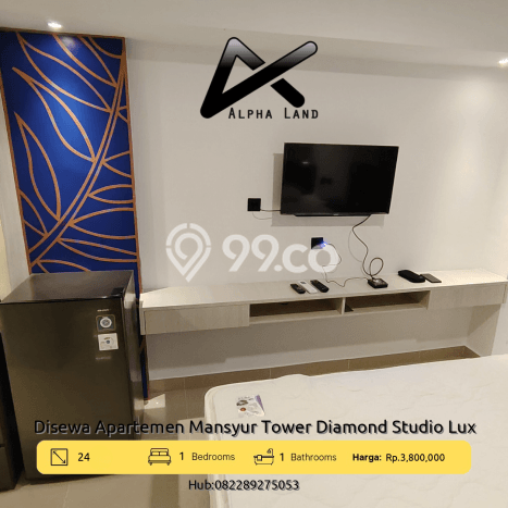 Ada Unit Apartemen Murah Disewa di Medan Sunggal, Medan 1 BR Ada Unit Apartemen Murah Disewa di Medan Sunggal, Medan 1 BR