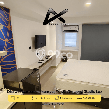 Ada Unit Apartemen Murah Disewa di Medan Sunggal, Medan 1 BR Ada Unit Apartemen Murah Disewa di Medan Sunggal, Medan 1 BR