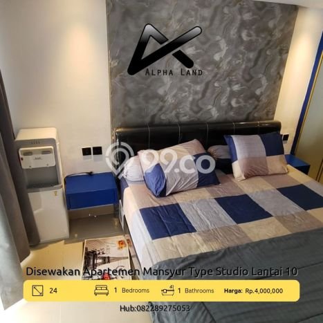 Apartemen Disewakan Terjangkau 1 KT / 1 KM di Medan Sunggal, Medan Apartemen Disewakan Terjangkau 1 KT / 1 KM di Medan Sunggal, Medan