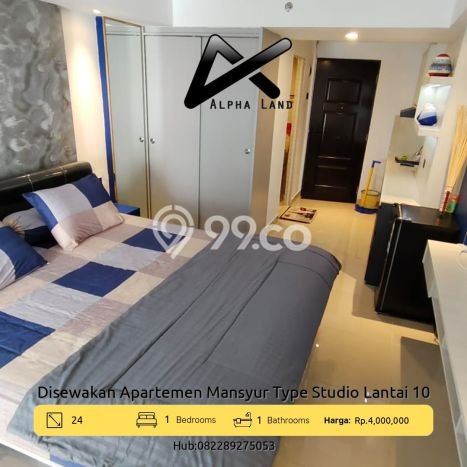 Apartemen Disewakan Terjangkau 1 KT / 1 KM di Medan Sunggal, Medan Apartemen Disewakan Terjangkau 1 KT / 1 KM di Medan Sunggal, Medan