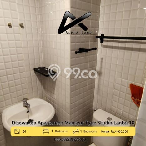 Apartemen Disewakan Terjangkau 1 KT / 1 KM di Medan Sunggal, Medan Apartemen Disewakan Terjangkau 1 KT / 1 KM di Medan Sunggal, Medan