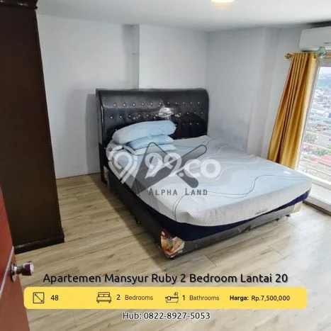 Ada Kamar Apartemen Murah Disewa di Medan Sunggal, Medan 2 BR Ada Kamar Apartemen Murah Disewa di Medan Sunggal, Medan 2 BR