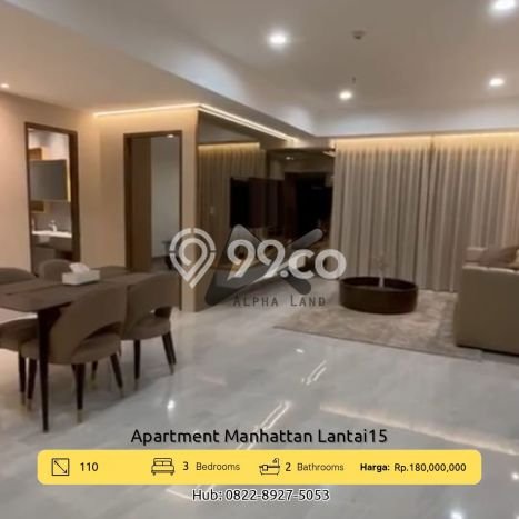 Sewa Sekarang Apartemen Nyaman 3 KT di Kawasan Medan Sunggal Sewa Sekarang Apartemen Nyaman 3 KT di Kawasan Medan Sunggal
