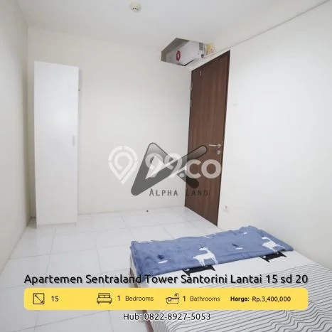 Sewa Apartemen Minimalis 15m2 Punya 1 KT, 1 KM, Lokasi di Medan Area Sewa Apartemen Minimalis 15m2 Punya 1 KT, 1 KM, Lokasi di Medan Area