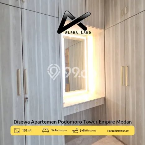 Jarang Ada! Hunian Apartemen Hemat di Medan Barat, Medan 3 Kamar Tidur dan 2 Kamar Mandi Jarang Ada! Hunian Apartemen Hemat di Medan Barat, Medan 3 Kamar Tidur dan 2 Kamar Mandi