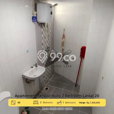 Ada Kamar Apartemen Murah Disewa di Medan Sunggal, Medan 2 BR Ada Kamar Apartemen Murah Disewa di Medan Sunggal, Medan 2 BR