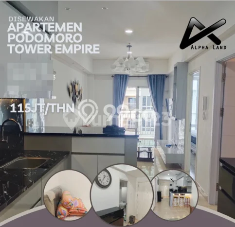 Disewakan Apartemen Minimalis 59m2 Punya 2 KT, 1 KM, Lokasi di Medan Barat Disewakan Apartemen Minimalis 59m2 Punya 2 KT, 1 KM, Lokasi di Medan Barat