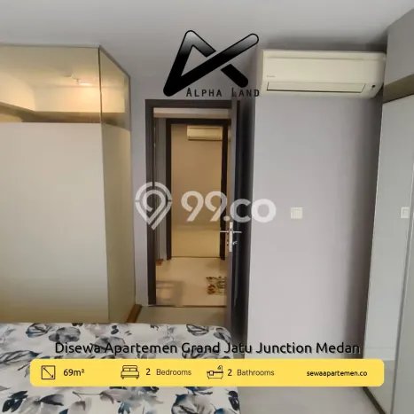 Sewa Apartemen Minimalis 69m2 Punya 2 KT, 2 KM, Lokasi di Medan Timur Sewa Apartemen Minimalis 69m2 Punya 2 KT, 2 KM, Lokasi di Medan Timur