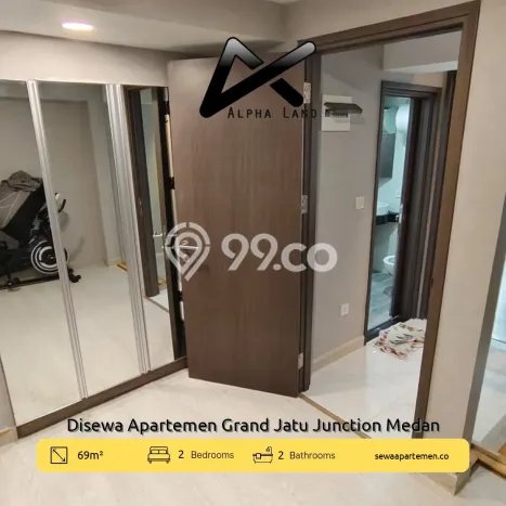 Sewa Apartemen Minimalis 69m2 Punya 2 KT, 2 KM, Lokasi di Medan Timur Sewa Apartemen Minimalis 69m2 Punya 2 KT, 2 KM, Lokasi di Medan Timur