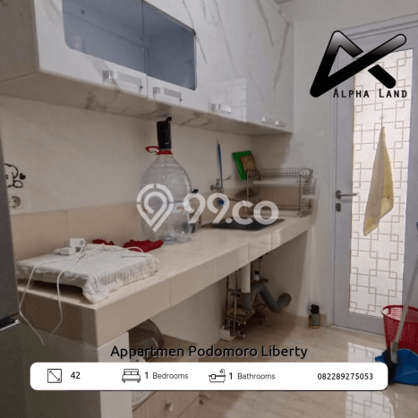 Apartemen Siap Pakai 1 BR dengan Harga Terjangkau di Area Medan Barat, Medan Apartemen Siap Pakai 1 BR dengan Harga Terjangkau di Area Medan Barat, Medan