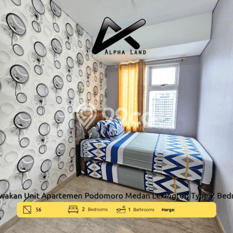 Ada Unit Apartemen Murah Disewa di Medan Barat, Medan 2 BR Ada Unit Apartemen Murah Disewa di Medan Barat, Medan 2 BR