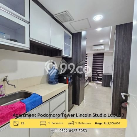 Hunian Apartemen Disewakan Terjangkau 28m2 di Medan Barat, Cocok untuk Tempat Tinggal Anda Hunian Apartemen Disewakan Terjangkau 28m2 di Medan Barat, Cocok untuk Tempat Tinggal Anda