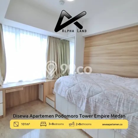 Jarang Ada! Hunian Apartemen Hemat di Medan Barat, Medan 3 Kamar Tidur dan 2 Kamar Mandi Jarang Ada! Hunian Apartemen Hemat di Medan Barat, Medan 3 Kamar Tidur dan 2 Kamar Mandi