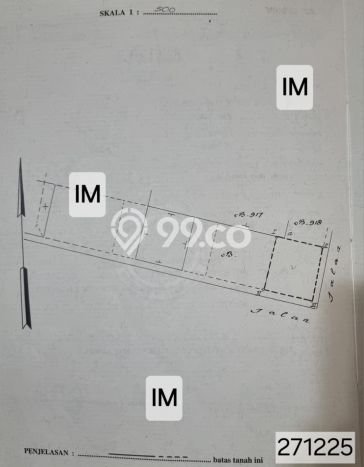 Tanah Kavling untuk Dijual di Blimbing Malang 199m2 Tanah Kavling untuk Dijual di Blimbing Malang 199m2