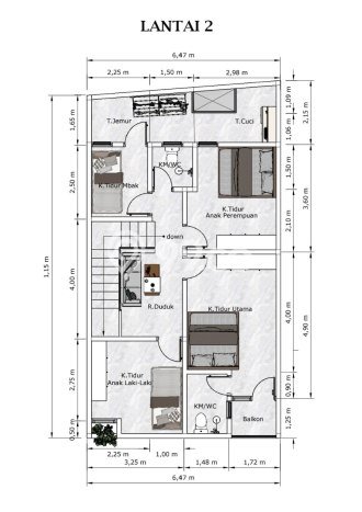 Rumah Modern 4 KT di Cipinang Jakarta Timur Rumah Modern 4 KT di Cipinang Jakarta Timur