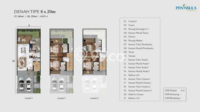 Rumah LT 160m² / LB 284m² Dekat Kampus di Pantai Indah Kapuk 2, Jakarta Utara Rumah LT 160m² / LB 284m² Dekat Kampus di Pantai Indah Kapuk 2, Jakarta Utara
